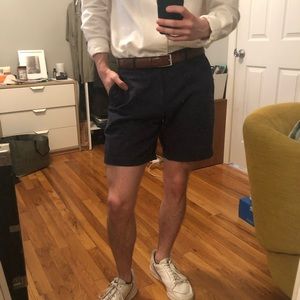 Club Monaco 9” inseam Navy Shorts